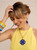 Grace Clover Pendant Necklace - Cobalt Grace Clover Pendant Necklace - Cobalt