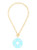Grace 2-Way Pendant Necklace - Bright Blue