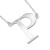 Sideways Initial Necklace - Silver Sideways Initial Necklace - Silver