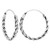 Braided Continuous Hoop Earrings