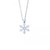 CZ Snowflake Pendant Necklace CZ Snowflake Pendant Necklace