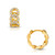 Anika Chain Huggie Hoop Earrings in Gold Anika Chain Huggie Hoop Earrings in Gold