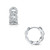 Anika Chain Huggie Hoop Earrings in Silver Anika Chain Huggie Hoop Earrings in Silver