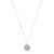 Rue Sunburst Disc Necklace in Silver Rue Sunburst Disc Necklace in Silver