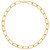 Carla Paper Clip Chain Necklace in Gold