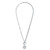 Stacie Toggle Coin Necklace in Silver