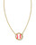 Baseball Short Pendant Necklace in Gold Baseball Short Pendant Necklace in Gold
