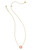 Baseball Short Pendant Necklace in Gold Baseball Short Pendant Necklace in Gold