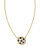 Soccer Short Pendant Necklace in Gold Soccer Short Pendant Necklace in Gold