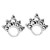 Scallop Circle Stud Earrings Scallop Circle Stud Earrings