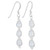 Triple Freshwater Pearl Dangle Earrings