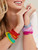 Elise 2 In 1 Wrap Bracelet / Necklace - Lime Elise 2 In 1 Wrap Bracelet / Necklace - Lime