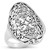 Oval Portrait Filigree Ring