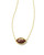 Football Short Pendant Necklace in Gold