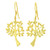 Tree of Life Dangle Earrings - Vermeil