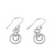 Braided Dangling Circular Roped Dangle Earrings Braided Dangling Circular Roped Dangle Earrings