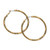 Large Hoop Charm Earrings