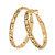 Contempo Gold Large Hoop Earrings