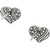 Hearts And Stripes Mini Post Earrings