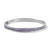 Light Hearted Crystal Bangle Bracelet - Tanzanite Light Hearted Crystal Bangle Bracelet - Tanzanite