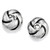 Love Me Knot Mini Post Earrings