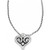 Alcazar Heart Badge Clip Necklace