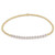 Gold Bliss 2mm Bead Bracelet - Pearl