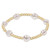 Admire Gold 3mm Bead Bracelet - Pearl