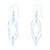 Hammered 2 Swirl Dangle Earrings Hammered 2 Swirl Dangle Earrings