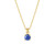 September Birthstone Necklace in Gold