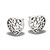 Tree of Life Heart Stud Earrings