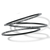 Meridian Eclipse Thin Bangle Bracelet Meridian Eclipse Thin Bangle Bracelet