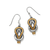 Interlok Harmony Two Tone French Wire Earrings Interlok Harmony Two Tone French Wire Earrings