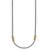 Interlok Twist Two Tone Double Chain Necklace Interlok Twist Two Tone Double Chain Necklace
