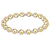 Classic Grateful Pattern 6mm Bead Bracelet - Mixed Metal Classic Grateful Pattern 6mm Bead Bracelet - Mixed Metal
