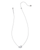 Cheer Short Pendant Necklace - Silver Cheer Short Pendant Necklace - Silver