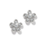 Enchanting Flower Post Earrings in Silver Enchanting Flower Post Earrings in Silver