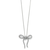 Illumina Bow Necklace in Silver