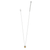 Mosiac Round Mini Necklace - Two Tone Mosiac Round Mini Necklace - Two Tone