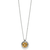 Mosiac Round Mini Necklace - Two Tone