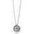 Mosiac Round Mini Necklace - Two Tone