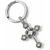Alcazar Cross Key Fob - Silver Alcazar Cross Key Fob - Silver