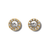 Illumina Solitare Post Earrings - Gold