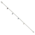 Color Drops Anklet - Silver Color Drops Anklet - Silver