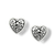 Contempo Heart Post Earrings - Silver Contempo Heart Post Earrings - Silver