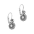 Halo Eclipse Leverback Earrings - Blue