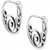 London Groove Hoop Earrings - Silver
