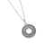 Ferrara Siena Round Necklace - Silver