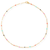 Gwen Dainty Enamel Necklace - Gold