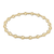 Classic Sincerity Pattern 4mm Bead Bracelet - Gold Classic Sincerity Pattern 4mm Bead Bracelet - Gold